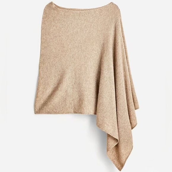 J. Crew Accessories - J. Crew Cashmere Wool Blend Poncho